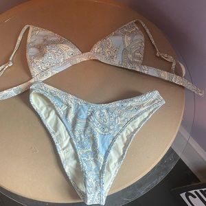 Montce Swim blue paisley bikini